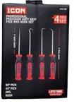 Brand New Icon Professional Mini Soft Grip Pick And Hook Set 4 Pc (usa Seller). Fixed Price $33.75.