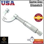 Economical Outside Micrometer 0-25mm, Ratchet Stop, Chrome Finish. Fixed Price $14.24.