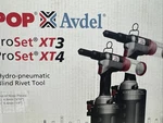 Pop Avdel 76003-00003 Proset Xt3 Air Blind Rivet Gun Tool. Fixed Price $800.00.