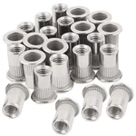 30pcs M8 Rivet Nuts Stainless Steel Threaded Insert Nutsert Rivnuts M8-1.25 T.... Fixed Price $14.03.