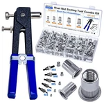 Pressure Rivet Nut Tool Kit, 430pcs Metric Combination (m8/m6/m5/m4.... Fixed Price $40.46.