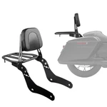 Vevor Motorcycle Backrest Sissy Bar With Luggage Rack For Honda Rebel 2017-2022. Fixed Price $71.27.