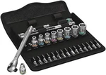 Wera 05004017001 8100 Sa 7 Zyklop Metal Ratchet Set With Push-through Square. Fixed Price $146.99.