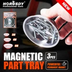 3-piece Magnet Trays Set 3" 4" 6" Round Magnetic Tools Parts Tray Holder. Fixed Price $14.39.