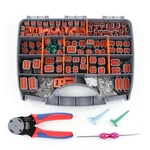 Deutsch Connectors Kit With Crimping Tool - 636pcs, 2/3/4/6/8/12 Pin Dt Connecto. Fixed Price $269.99.