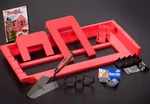 Bricky - Wall Building / Bricklaying Tool + Trowel (adjustable Model). Fixed Price $43.70.