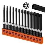Horusdy 13pc Torx Screwdriver Bit Set Magnetic Impact 3" Security Tamper Proof. Fixed Price $10.99.