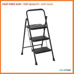 Edx 3 Step Ladder, Portable Folding Stool Heavy Duty, 800lbs Capacity. Fixed Price $37.13.