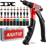 8" Rivet Nut Tool, Rivnut Tool Kit With 9 Metric And Sae Mandrels, Nutsert. Fixed Price $55.37.