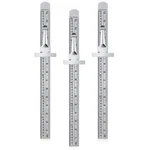 3 Pieces 6 Inch 15 Cm Pocket Ruler Flexible Precision Stainless Steel Clear. Fixed Price $11.94.