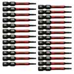 Tmax 25pc Hex Head Allen Wrench Screwdriver Insert Bit H5/64 ", 1/4 " Hex-shank. Fixed Price $17.97.