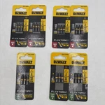 Lot Of 7 Dewalt Torx & Square Screwdriver Bit Impact Ready Flextorq 1" - 3 Packs. Fixed Price $27.44.