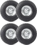 Ar-pro (4-pack) 10-inch Solid Rubber 4.10/3.50-4 Flat Free (4-pack), Silver. Fixed Price $80.99.