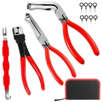 Bcjclts 4 Pieces Electrical Disconnect Pliers For Cars, Red Pcs. Fixed Price $33.68.