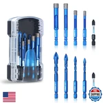 Toolant Diamond Drill Bits Set 10pcs, Glass For Drilling Holes In Gla. Fixed Price $36.97.
