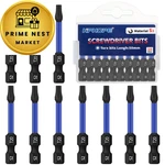 Hphope T20 Screwdriver Bit Set 10pcs, T20, 50mm, Black, Length 50mm/2". Fixed Price $15.41.