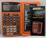 Johnson Construction Master Building Calculator #calc-1500 W/ Operator's Manual. Fixed Price $16.20.
