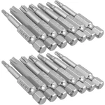 Wolfride14pcs 5 Point Torx Security Bits Magnetic One Size, Head. Fixed Price $13.94.