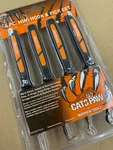 1 Set Mayhew Catspaw 4pc 6 1/2" Mini Hook & Pick Tool W/ Pouch, Orange. Fixed Price $15.00.