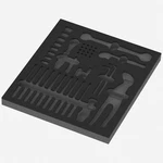 Wera 137353 9853 Foam Insert Kraftform Kompakt Maintenance Set 1, Empty. Fixed Price $79.53.