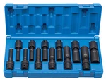 Grey Pneumatic 9712umd 1/4" Surface Drive 12 Pc. Deep Univ Metric Set New!. Fixed Price $175.22.