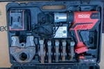 Ridgid Rp 350 Press Tool Kit W/ Battery & Case 1/2" - 2" Propress Jaws. Fixed Price $1799.99.