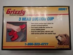 Grizzly H8061, 3 Head Suction Cup, New, In Original Factory Box. Fixed Price $7.99.