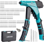 Libraton Professional Heavy Duty Rivet Gun, Gun With Shaft Container. Fixed Price $42.99.