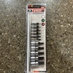 Performance Tool W38790 Patented Grip Hex Bit Socket Set, 11-piece Sae With C.... Fixed Price $25.00.