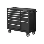 Craftsman S2000 Tool Cabinet, 10 Drawer, Black, Steel, 41 In W X 18 D. Fixed Price $1240.92.
