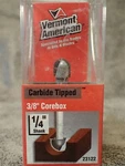 23122 Vermont American 3/8" Corebox Router Bit 1/4" Shank, Carbide Tip (bn66). Fixed Price $8.99.