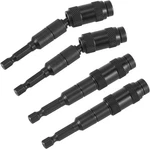 4 Pack Magnetic Swiveling Bit Tip Holder 1/4 Inch Rotary Drill Pivot. Fixed Price $13.46.