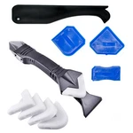 3 In 1 Silicone Caulking Tools Stainless Steelhead , Sealant Finis. Fixed Price $16.97.