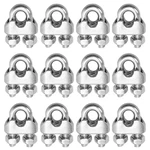 1/4 Inch 6mm Wire Rope Clamps Clip 304 Stainless Steel Cable Fastener 12 Pc. Fixed Price $17.31.