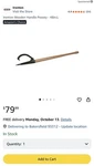 Ironton Wooden Handle Peavey, 48in.l. Can T Hook. Pole Mover. Pivot. Fixed Price $50.00.