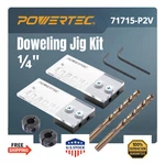 Powertec Dowel Jig Kit, Doweling Kit 1/4", Jigs Woodworking, Laser Cut. Fixed Price $45.52.