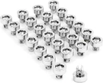 Rtrhinotuning 100pcs Chrome Top Diameter 12mm, Thread 7.5mm,. Fixed Price $48.17.