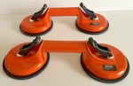Pair Of Vevor Vacuum Suction Cups W/ Aluminum Handles 330 Lb Load Capacity Nib. Fixed Price $14.95.