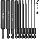 Tleep 10 X Long 100mm Metric 1.5mm To 12mm, Set 2: 12mm 1.5mm, Black. Fixed Price $17.10.