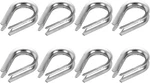 Uxcell 5/16" M8 Stainless Steel Thimble, 304 Wire Rope Cable Thi. Fixed Price $11.14.