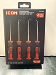 New Red Icon Soft Grip Mini Pick Set * Kms400* Lifetime Warranty. Fixed Price $14.49.