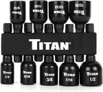 Titan Tools 9-piece Sae Magnetic Nut Driver Set (16298). Fixed Price $13.51.