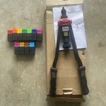 Hand Rivet Gun Tool Includes 14 Mandrels (metric & Imperial Lh+rh Thread). Fixed Price $39.99.