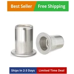 Vgbuy 80pcs 10-32unc Rivet Nut 304 Stainless Steel Rivnut Threaded Insert Nut, K. Fixed Price $16.01.