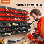 48-bin Wall Mounted Storage Rack For Tools - Garage Organizer Solution. Fixed Price $58.99.