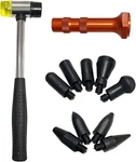 10pcs Dent Repair Tool Kits Inclued Rubber Hammer And 9 Pcs Heads Tap Down. Fixed Price $16.02.