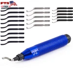 Deburring Tool Kit With 20 Hss Blades Metal Pvc Plastic Copper Resin. Fixed Price $30.79.
