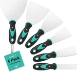 6 Pack Putty Knife, 1 1.5 2 3 4 5 Spackle Knives, Premium Stainless Steel. Fixed Price $12.67.