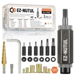 Rivet Nut Installation Tool 120 Set Flat Head Rivnut Threaded Insert Kit Sae. Fixed Price $45.79.