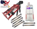 3m 08115 Panel Bonding Adhesive + Applicator Gun 08571 7 Mixing Nozzles 8193. Fixed Price $114.99.